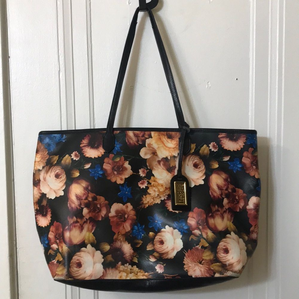 Badgley Mischka Victoria Floral Tote Bag
